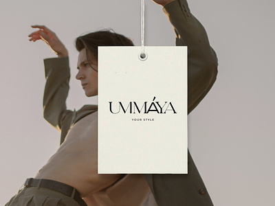 Ummaya logo and tag design branding design illustration lettering logo tag design type vector