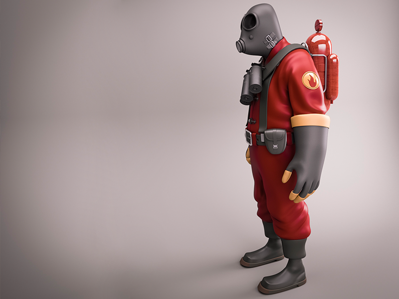 Пиро. Тф2 пиро концепт арт. Огнемётчик тф2. Pyro tf2 injector. Пиро тф2 с огнемётом.