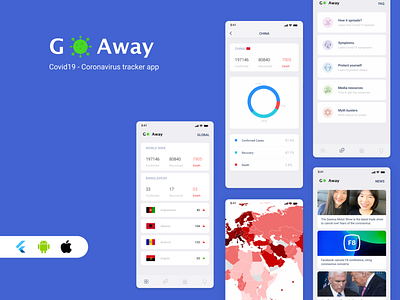 Go Away - Coronavirus Tracker App