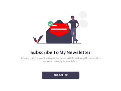 Subscribe My Newsletter email campaign email client email design email marketing email template