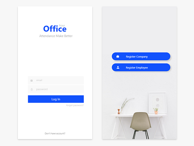 Office Hour App app design flat ui ux