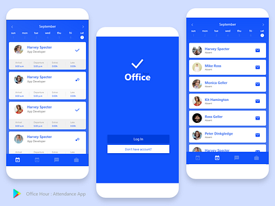 Office Hour UI app app design design ui ux