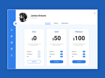 Dashboard - Web App Ui Designs