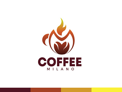 Coffee Milano - logo Design adobe illustrator branding branding design coffeeshop logo logodesign