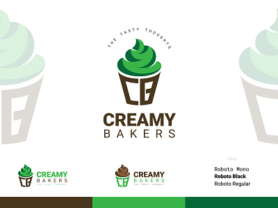 Creamy Bakers - Logo Designs adobeillustator adobephotoshop branding branding design cake shop logo logodesign visual design