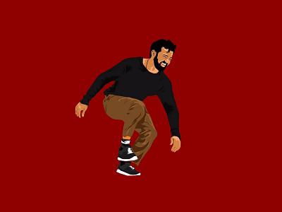 Vector Art - Actor Pranav Mohanlal adobe illustrator characterdesign film illustration pranavmohanlal vector vector art vectorillustration vectors