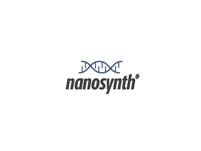 Nanosynth branding design flat icon logo