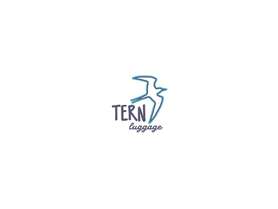 Tern luggage branding design flat logo typography