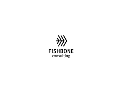 Fishbone Consulting brand branding design diagram icon line line art logo simple symbol vector