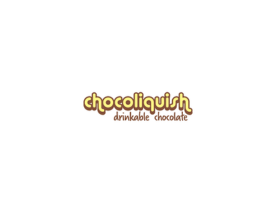 Chocoliqish branding design logo typography