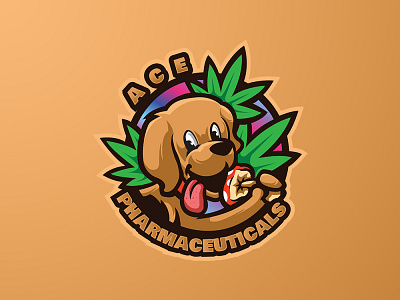 ACE PHARMACEUTICALS 3d animation branding dog dog logo graphic design logo motion graphics pharma ui