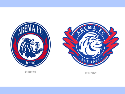 AREMA FC | Logo Redesign (unofficial) branding graphic design logo