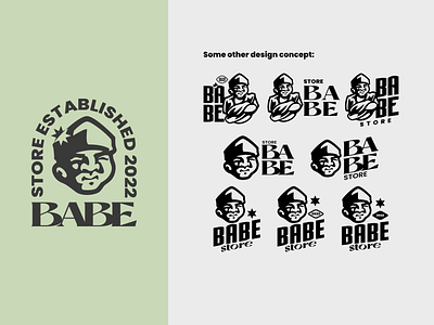 BABE STORE logo design