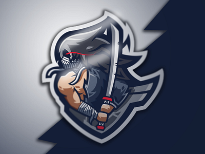 NINJA logo branding design gaming identity logo logo esports streamer twitch youtube