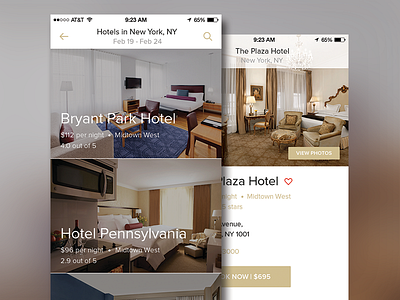 Hotel Finder app finder hotel ios minimal travel ui ux
