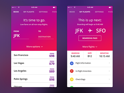 Airline App Concept