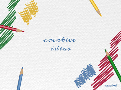 Colorful pencil scribbles on a paper vector background branding color colour gold illustration paper pen pencil pencils stationery texture ui ux vector