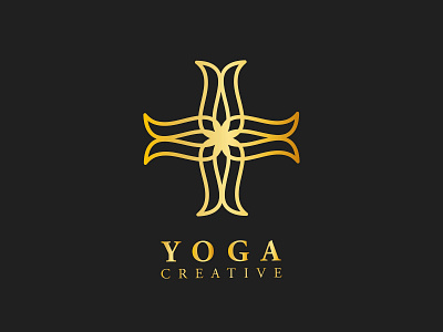 Yogo Logo beauty branding design gold icon illustration lettering logo spa typography vector website