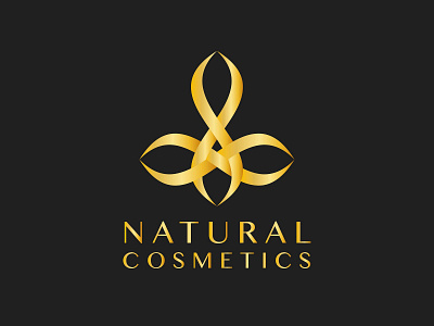 Cosmetics Logo beauty branding design gold icon illustration lettering logo spa vector website