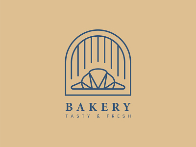 Fresh bakery pastry shop logo vector bakery brand agency branding bread croissant fresh icon idea idenity minimal minimal branding pastry photoshop shop logo vector
