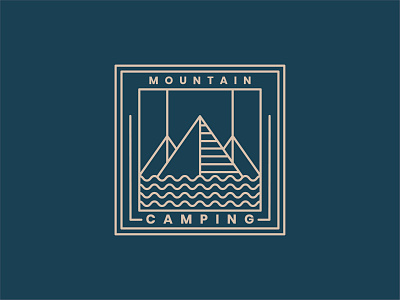 Outdoor adventure logo badge template