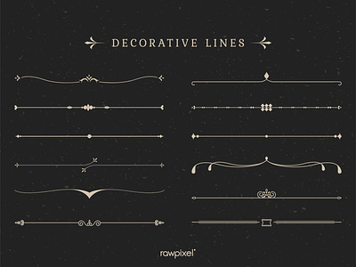 decorative horizontal lines