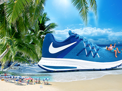 Creativity-5 graphic design nike photoediting photomanipulation photoshop shoes