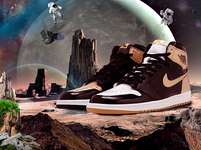 Creative - 6 brand editing graphic design manipulation nike photoshop shoes