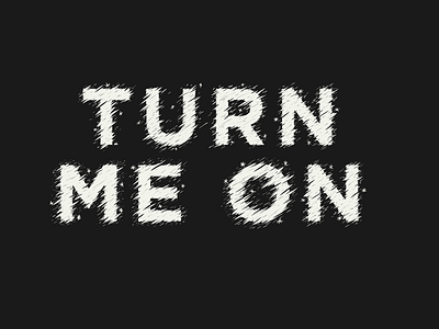 Turn Me On android electric gotham halloween lettering shocking spark