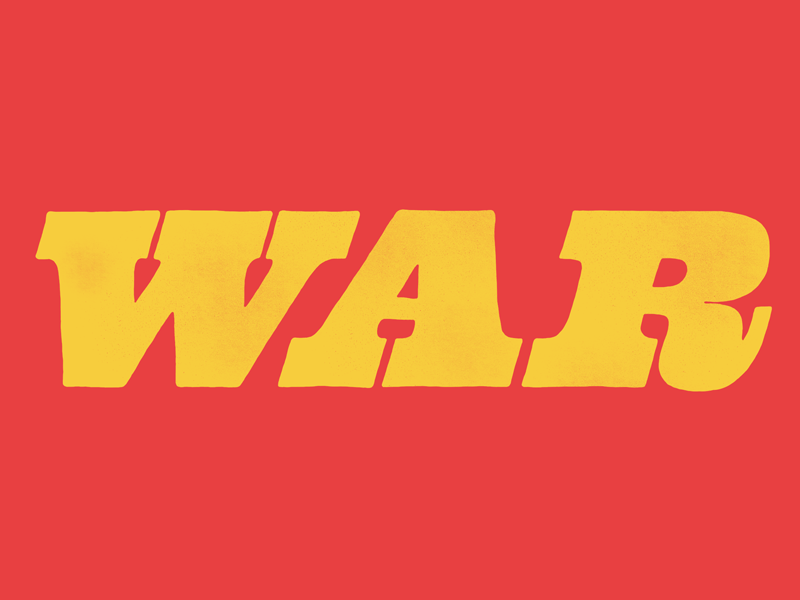 WAR! animation gif lettering type type design typography war