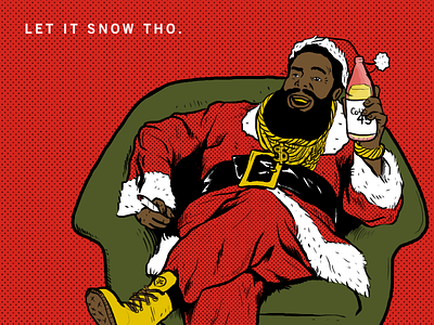 Hip Hop Santa christmas design hip hop ho ho ho illustration rap santa claus xmas xxxmas