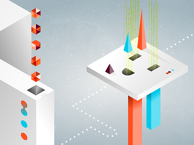 Internet Land KILLED! complementary gradient internet isometric killed opengl style frame web