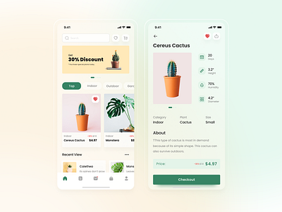 Plants Store App