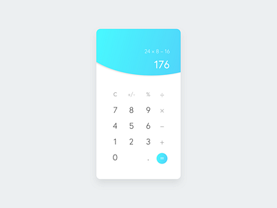 Daily UI #004 - Calculator 004 app calculator dailyui design ui