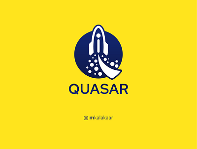Quasar brand brandidentity branding creative dailylogochallenge day1 design graphicdesign graphicdesigner logo mkalakaar