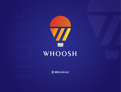 Whoosh creative crown dailylogochallenge day2 design graphicdesign graphicdesigner hotairballoon logo logodesign logodesigner mkalakaar whoosh