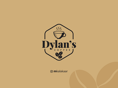 Dylan's Coffee brand brandidentity coffee coffeelogo coffeelover creative dailylogochallenge day6 design dylan graphicdesign graphicdesigner logo logodesign mkalakaar