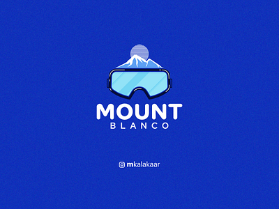 Mount Blanco blanco brand brandidentity creative dailylogochallenge day8 design graphicdesign graphicdesigner logo logodesign logodesigner mkalakaar mount
