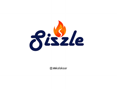 Sizzle brand creative dailylogochallenge day10 design fire flame flame logo graphicdesign graphicdesigner logo logodesign logodesigner logolove mkalakaar sizzle
