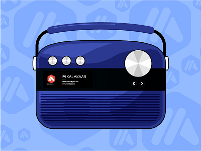 Saregama Carvaan Radio art artwork artworks brand carvaan creative design graphicdesign graphicdesigner illustration mkalakaar music radio retro saregama songs