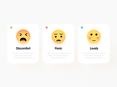 Wow! Emoji design app branding design emoji flat