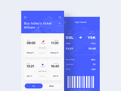 Boarding pass 1