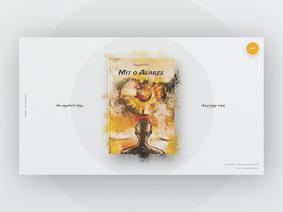 Mit o Alarze book book cover design landingpage layout promotion ui web webdesign