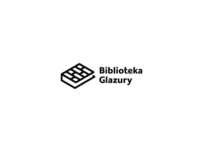 Glaze Library book branding design glaze library logo vector