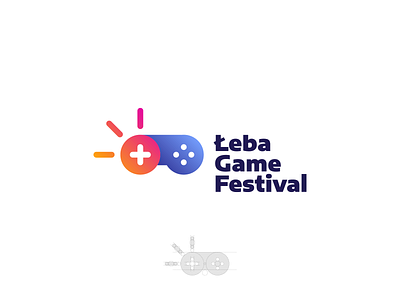 Leba Game Festival beach branding design esport event festival game gaming leba logo sun vector