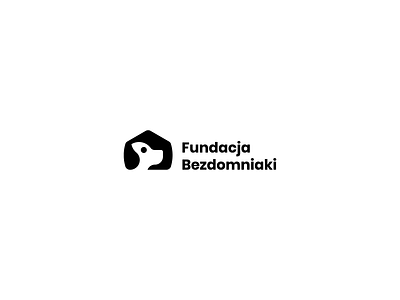 Fundacja Bezdomniaki animal branding design dog foundation home house logo logotype logotype design organization vector