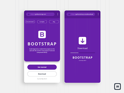 Bootstrap Download - Web Interface developer ui ux web webdesign webdesigner