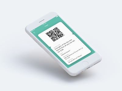 Exploration - Ticket with QR Code
