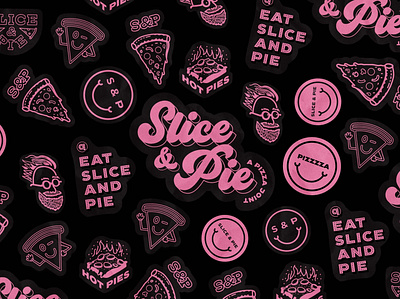 Brand Identity Design for DC Pizza Joint Slice & Pie branding graphic design web development