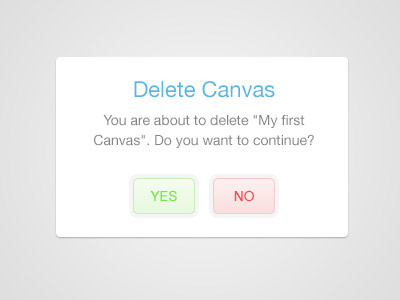 Sweet Little Modal Window modal window popup clean ui flat psd freebie free white